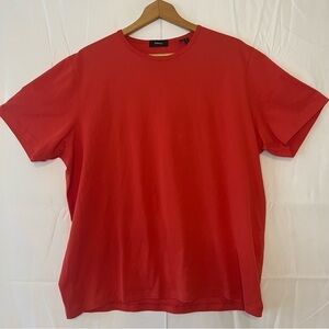 Theory Precise Lux Cotton T-shirt Orange XL